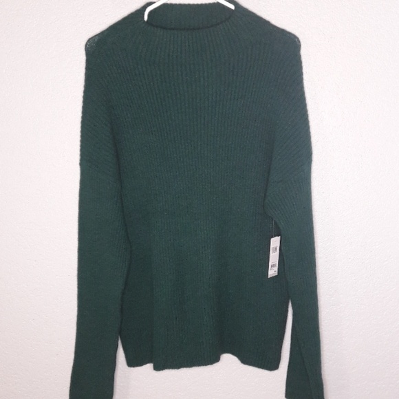 bp Sweaters - NWT Nordstrom BP Green Botanical Mock Turtleneck